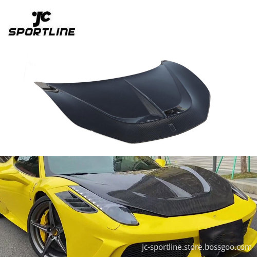 V Shape Weave Dry Carbon Car Bonnet for Ferrari 458 Italia Base Coupe 2-Door 2014-2016" could be simplified to:
"V Shape Dry Carbon Bonnet for Ferrari 458 Italia 2014-2016